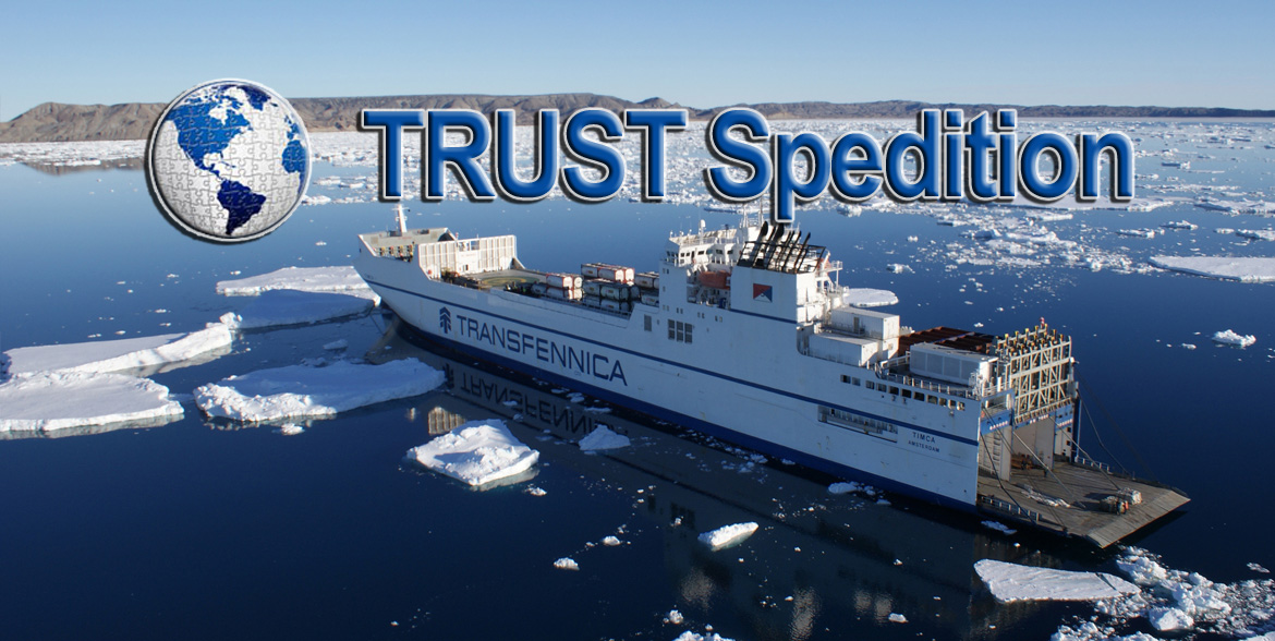 Компания TRUST Spedition осуществляет отправку в Санкт Петербург техники и грузов морским путём, паромными линиями Finnlines, Transfennica, DFDS, Stena Line из городов Антверпен, Бильбао, Любек и Киль