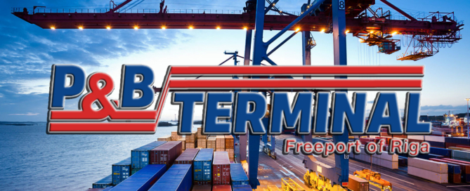 P&B Terminal морского порта в Риге осуществляет перевалку, обработку и хранение контейнеров и грузов