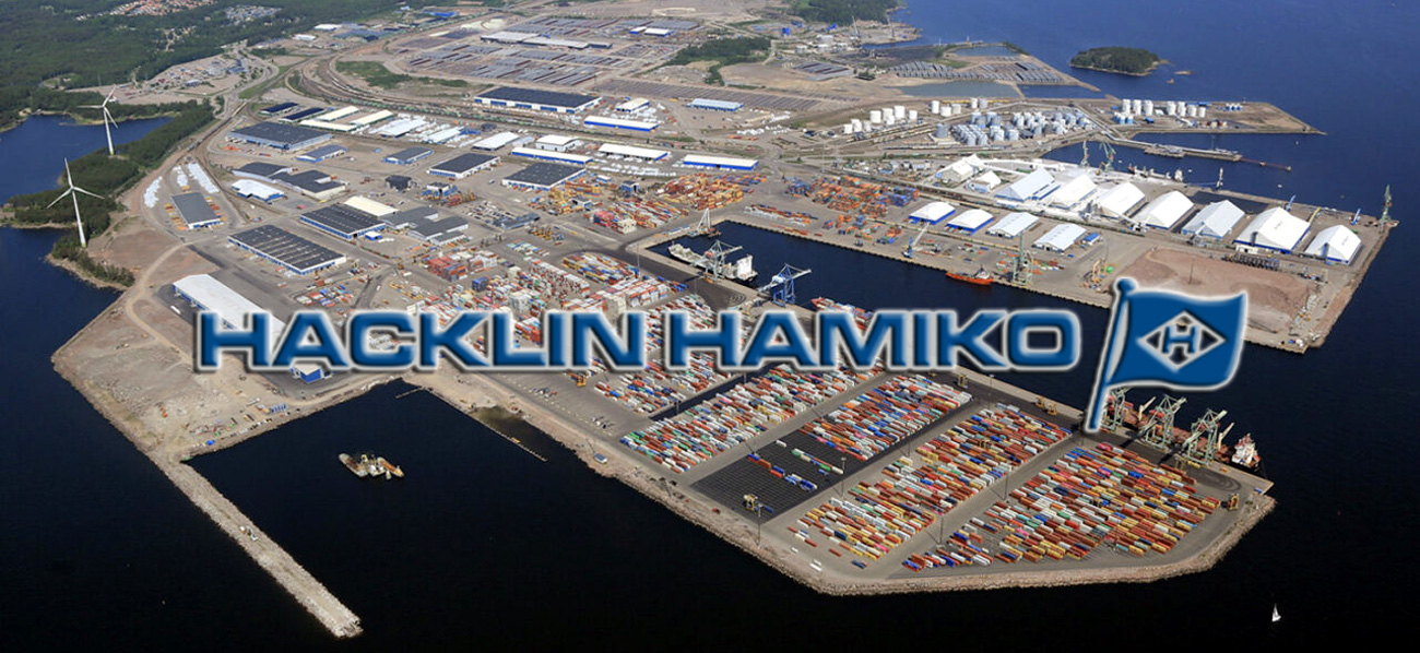 Hacklin Hamiko доставляет грузы морским, железнодорожным, автомобильным и авиатранспортом, оказывает услуги хранения и терминальной обработки грузов на собственных таможенных складах